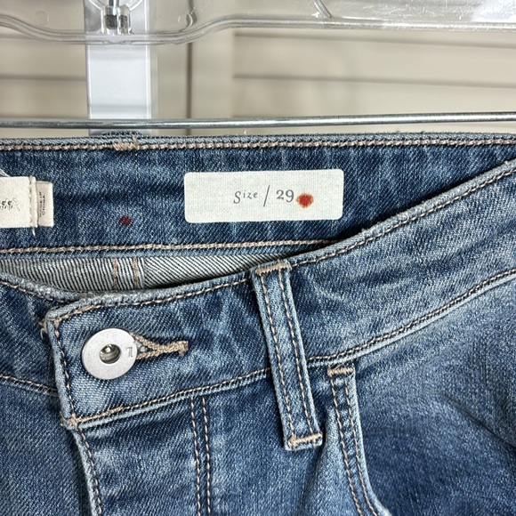 Pilcro and the Letterpress Wide Leg Crop High Waisted Denim Jeans Size 29 - Picture 9 of 13